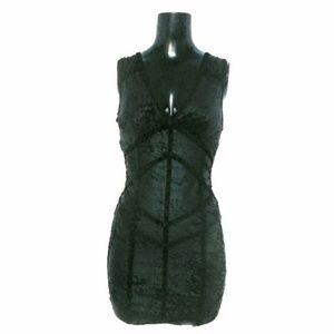 Angl Black Form Fitting Strappy Dress 👗